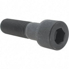 Value Collection - M30x3.50 Metric Coarse Hex Socket Drive, Socket Cap Screw - Grade 12.9 Alloy Steel, Black Oxide Finish, Partially Threaded, 110mm Length Under Head - Americas Industrial Supply