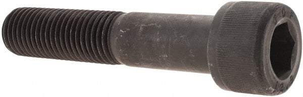 Value Collection - M24x3.00 Metric Coarse Hex Socket Drive, Socket Cap Screw - Grade 12.9 Alloy Steel, Black Oxide Finish, Partially Threaded, 120mm Length Under Head - Americas Industrial Supply