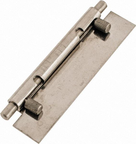 Value Collection - 4" Long x 1" Wide x 0.05" Thick, Keeper Hinge - Stainless Steel - Americas Industrial Supply