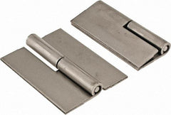 Value Collection - 1.87" Wide x 0.075" Thick, Slip Joint Hinge - Steel, Plain Finish - Americas Industrial Supply