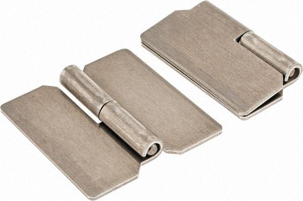 Value Collection - 1.44" Wide x 0.05" Thick, Slip Joint Hinge - Aluminum, Plain Finish - Americas Industrial Supply