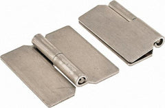 Value Collection - 1.44" Wide x 0.05" Thick, Slip Joint Hinge - Aluminum, Plain Finish - Americas Industrial Supply