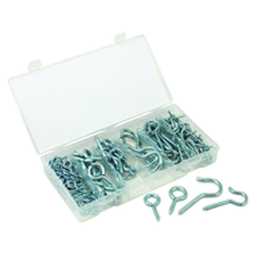 151 Pieces Hook & Eye Screw Assortment - - Eye Screws and hook screws - Americas Industrial Supply