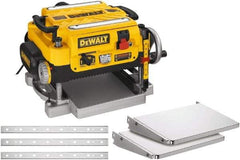 DeWALT - 115 Volt, 15 Amp, 10,000 RPM, Bench Planer - 1/8 Inch Depth of Cut, 13 Inch Wide, 6 Inch Depth Capacity - Americas Industrial Supply