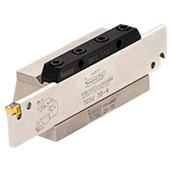 Iscar - Tool Block Style TGTBU, 35mm Blade Height, 110mm OAL, 56mm OAH, Indexable Cutoff Blade Tool Block - 40mm Shank Height, 41mm Shank Width, Series Tang-GripIQ - Americas Industrial Supply