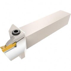 Iscar - HFH, External, Right Hand, 0.67" Max Depth of Cut, 0.197" Max Groove Width, Indexable Grooving Tool Holder - DGN.., GRIP 50.., HFPR 5004 Insert Compatibility, 1" Shank Height, 1" Shank Width, 6" OAL - Americas Industrial Supply