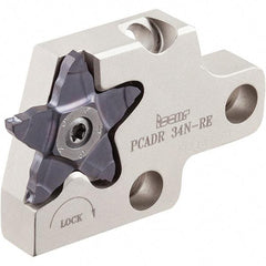 Iscar - 3" Groove Width, 27mm Max Depth of Cut, Left Hand Cut, TNFFA Indexable Grooving Blade - TNF-M Insert Style, Series TangFace - Americas Industrial Supply