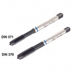 Iscar - M20x2.50 Metric Coarse 6HX 4 Flute High Speed Steel Straight Flute Machine Tap - Modified Bottoming, Right Hand Thread, 140mm OAL, 32mm Thread Length, Oversize - Americas Industrial Supply