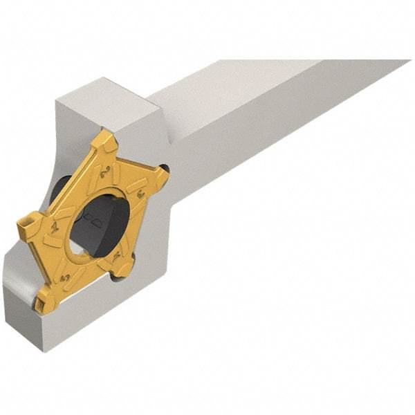 Iscar - External Thread, 0.7874" Max Depth of Cut, 3mm Min Groove Width, 135mm OAL, Right Hand Indexable Grooving Cutoff Toolholder - 25mm Shank Height x 25mm Shank Width, PENTA D Insert Style, PCH Toolholder Style, Series PentaCut - Americas Industrial Supply
