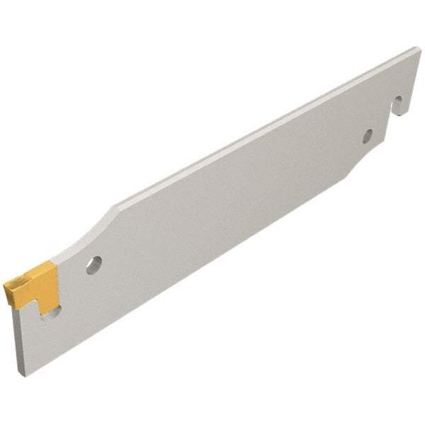 Iscar - External Thread, 1.0236" Max Depth of Cut, 2.5mm Min Groove Width, 125mm OAL, Left Hand Indexable Grooving Cutoff Toolholder - 16mm Shank Height x 16mm Shank Width, TAG Insert Style, TGT Toolholder Style, Series Tang-Grip - Americas Industrial Supply