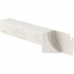 Iscar - External Thread, 1.2795" Max Depth of Cut, 1.65mm Min Groove Width, 125mm OAL, Right Hand Indexable Grooving Cutoff Toolholder - 20mm Shank Height x 20mm Shank Width, TAG Insert Style, TGT Toolholder Style, Series Tang-Grip - Americas Industrial Supply