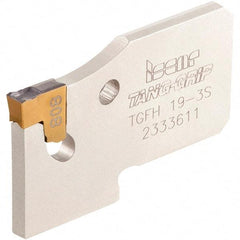 Iscar - External Thread, 0.256" Max Depth of Cut, 0.5mm Min Groove Width, 100mm OAL, Left Hand Indexable Grooving Cutoff Toolholder - 12mm Shank Height x 12mm Shank Width, PENTA 24.. Insert Style, PCH Toolholder Style, Series PentaCut - Americas Industrial Supply