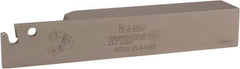 Iscar - External Thread, 1-1/2" Max Depth of Cut, 4.7mm Min Groove Width, 150.11mm OAL, Right Hand Indexable Grooving Cutoff Toolholder - 1" Shank Height x 1" Shank Width, TAG 5 Insert Style, TGT Toolholder Style, Series Tang-Grip - Americas Industrial Supply