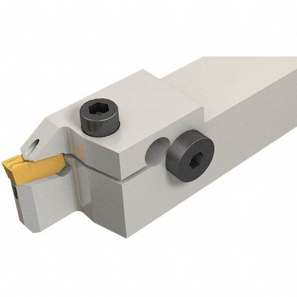 Iscar - GHD, External, Left Hand, 9mm Max Depth of Cut, 2.8 to 4mm Groove Width, Indexable Grooving Tool Holder - GI.., TIP Insert Compatibility, 25mm Shank Height, 25mm Shank Width, 140mm OAL, Through Coolant - Americas Industrial Supply