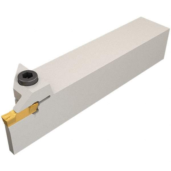 Iscar - HELI, External, Right Hand, 12mm Max Depth of Cut, 4 to 4.76mm Groove Width, Indexable Grooving Tool Holder - DG.., GRIP Insert Compatibility, 25mm Shank Height, 25mm Shank Width, 135mm OAL - Americas Industrial Supply
