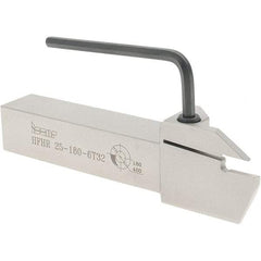Iscar - HFH, External, Right Hand, 32mm Max Depth of Cut, 6mm Max Groove Width, Indexable Grooving Tool Holder - DGN.., GRIP, HFP.. Insert Compatibility, 25mm Shank Height, 25mm Shank Width, 150mm OAL - Americas Industrial Supply