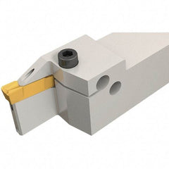 Iscar - GHD, External, Right Hand, 25mm Max Depth of Cut, 6.6 to 8.3mm Groove Width, Indexable Grooving Tool Holder - GDM.., GI.. Insert Compatibility, 32mm Shank Height, 32mm Shank Width, 170mm OAL, Through Coolant - Americas Industrial Supply