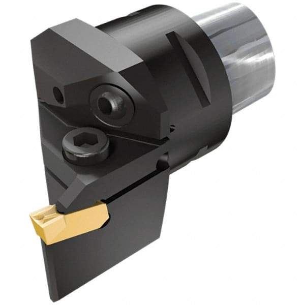 Iscar - GI.., GPV, TIP Insert, 55mm Head Length, 4mm Min Groove Width, Modular Grooving Cutting Unit Head - Left Hand Cut, System Size C4, Series Cut Grip - Americas Industrial Supply