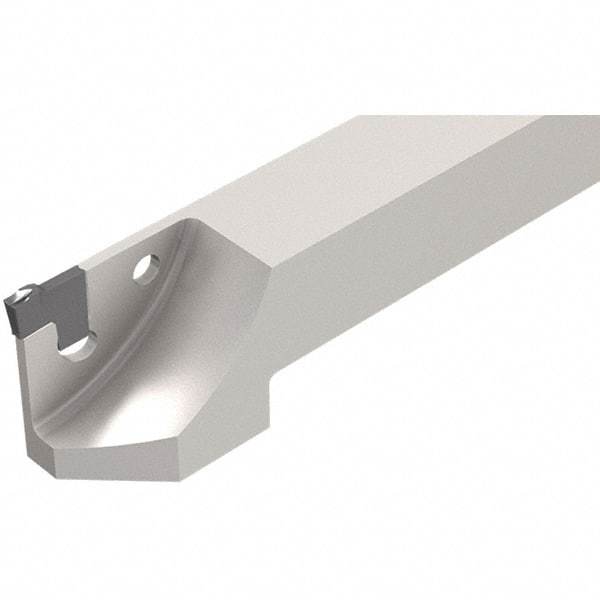 Iscar - External Thread, 1-1/2" Max Depth of Cut, 5.7mm Min Groove Width, 150mm OAL, Right Hand Indexable Grooving Cutoff Toolholder - 25mm Shank Height x 25mm Shank Width, TAG Insert Style, TGT Toolholder Style, Series Tang-Grip - Americas Industrial Supply