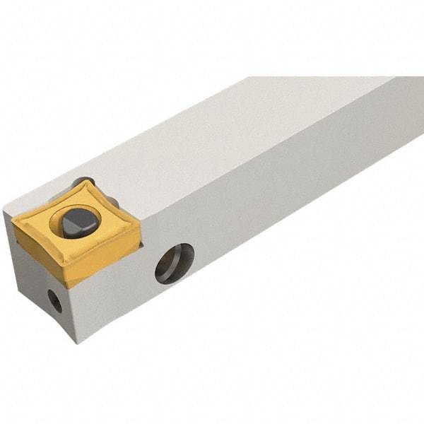 Iscar - PQLC, Right Hand Cut, 1/2" Shank Height x 1/2" Shank Width, Neutral Rake Indexable Turning Toolholder - 0.59" OAL, QCMT Insert Compatibility, Series Isoturn - Americas Industrial Supply