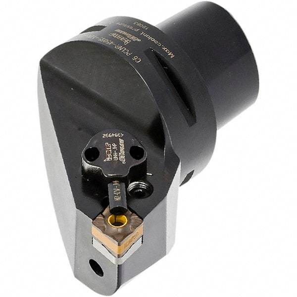 Iscar - Left Hand Cut, Size C4, Various Insert Compatiblity, External Modular Turning & Profiling Cutting Unit Head - 27mm Ctr to Cutting Edge, 50mm Head Length, Through Coolant, Series CAMFIX, Heliturn LD, JetHPLine - Americas Industrial Supply