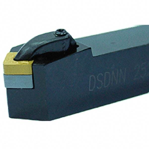 Iscar - DSDN, Neutral Cut, 45° Lead Angle, 25mm Shank Height x 25mm Shank Width, Neutral Rake Indexable Turning Toolholder - 150mm OAL, SN.. Insert Compatibility, Series Isoturn - Americas Industrial Supply