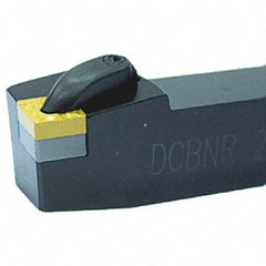 Iscar - DCBN, Right Hand Cut, 75° Lead Angle, 25mm Shank Height x 25mm Shank Width, Negative Rake Indexable Turning Toolholder - 150mm OAL, CN.. Insert Compatibility, Series Isoturn - Americas Industrial Supply