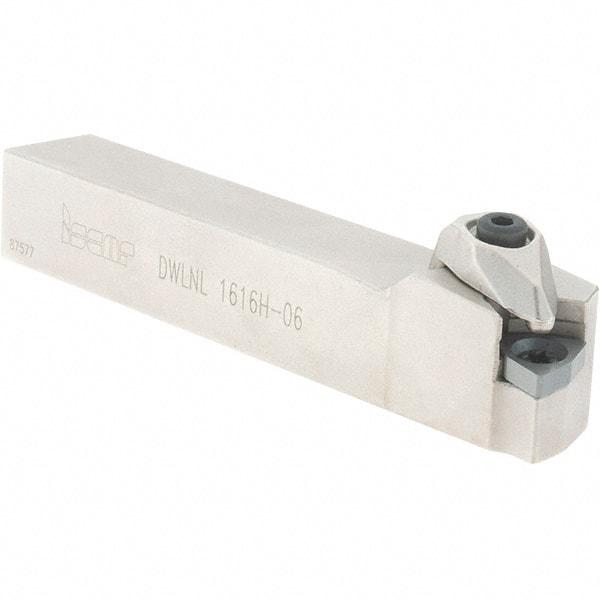 Iscar - DWLN, Left Hand Cut, 95° Lead Angle, 16mm Shank Height x 16mm Shank Width, Negative Rake Indexable Turning Toolholder - 100mm OAL, WNM.. Insert Compatibility, Series Isoturn - Americas Industrial Supply