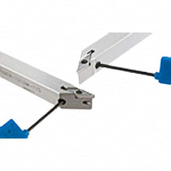 Iscar - PVAC, Right Hand Cut, 3/8" Shank Height x 3/8" Shank Width, Neutral Rake Indexable Turning Toolholder - 5.905" OAL, VC.T Insert Compatibility, Series Isoturn - Americas Industrial Supply