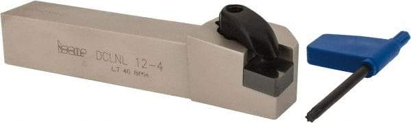Iscar - DCLN, Left Hand Cut, 95° Lead Angle, 3/4" Shank Height x 3/4" Shank Width, Negative Rake Indexable Turning Toolholder - 4-1/2" OAL, CN.. Insert Compatibility, Series Isoturn - Americas Industrial Supply