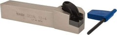 Iscar - DCLN, Left Hand Cut, 95° Lead Angle, 3/4" Shank Height x 3/4" Shank Width, Negative Rake Indexable Turning Toolholder - 4-1/2" OAL, CN.. Insert Compatibility, Series Isoturn - Americas Industrial Supply