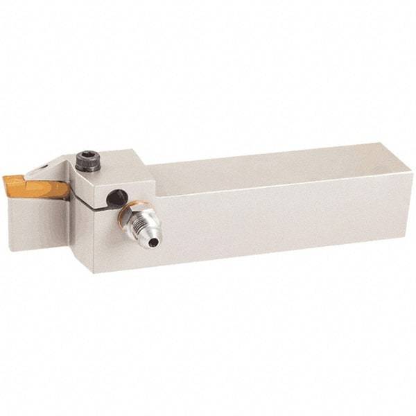 Iscar - GHD, External, Left Hand, 1" Max Depth of Cut, 0.26 to 0.327" Groove Width, Indexable Grooving Tool Holder - GD.., GI.. Insert Compatibility, 1-1/4" Shank Height, 1-1/4" Shank Width, 7" OAL, Through Coolant - Americas Industrial Supply
