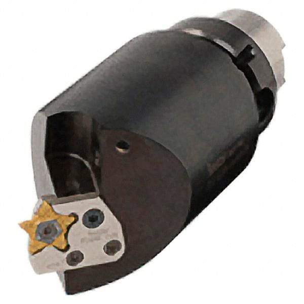 Iscar - 130mm Head Length, Modular Grooving Blade Holder Head - Right Hand Cut, System Size HSK A63WH, Through Coolant - Americas Industrial Supply