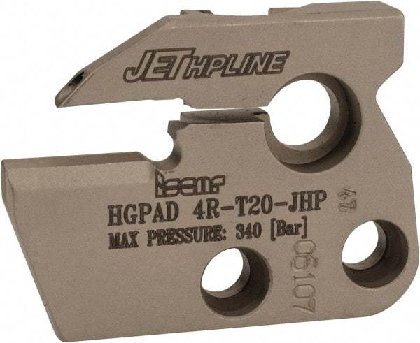 Iscar - Right Hand Cut, 4.76mm Insert Width, Cutoff & Grooving Support Blade for Indexables - 20mm Max Depth of Cut, 7.2mm Head Projection - Americas Industrial Supply