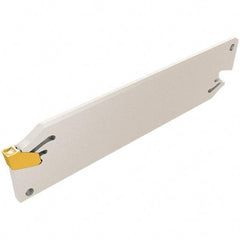 Iscar - Arbor Hole Connection, 0.106" Cutting Width, 20mm Depth of Cut, 100mm Cutter Diam, 22mm Hole Diam, 12 Tooth Indexable Slotting Cutter - SGSA Toolholder, GSAN 3 Insert, Right Hand Cutting Direction - Americas Industrial Supply