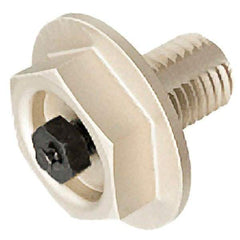 Iscar - Pin-In Hex Coolant Lock Screw Assembly for Indexable Face/Shell Mills - M10 Thread, For Use with Tool Holders - Americas Industrial Supply