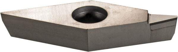 Iscar - VCGT331 DW Grade ID5 Polycrystalline Diamond (PCD) Turning Insert - Uncoated, 35° Diamond, 3/8" Inscr Circle, 3/16" Thick, 1/64" Corner Radius - Americas Industrial Supply