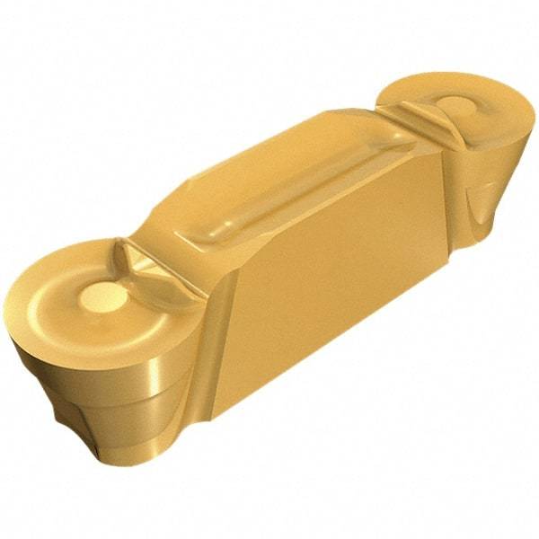 Iscar - 8040FGPA YZ Grade ID5, 8mm Cutting Width Polycrystalline Diamond (PCD) Grooving Insert - 4mm Max Depth of Cut, Neutral, 4mm Corner Radius, Uncoated - Americas Industrial Supply