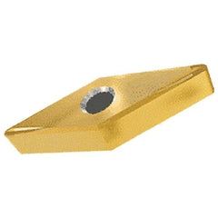 Iscar - VNGG332 M4HM Grade IB25HA PCBN Turning Insert - AlTiN Finish, 35° Diamond, 3/8" Inscr Circle, 3/16" Thick, 1/32" Corner Radius - Americas Industrial Supply