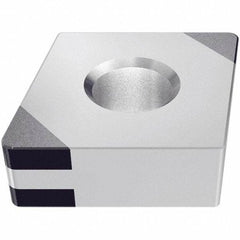 Iscar - CNGA432 WG Grade IB55 CBN Turning Insert - Uncoated, 80° Diamond, 1/2" Inscr Circle, 3/16" Thick, 1/32" Corner Radius - Americas Industrial Supply