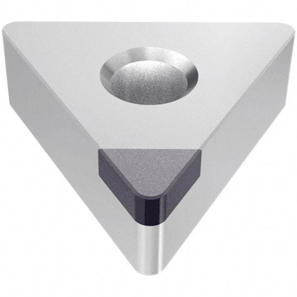 Iscar - TNMA332 T Grade IB55 CBN Turning Insert - Uncoated, 60° Triangle, 3/8" Inscr Circle, 3/16" Thick, 1/32" Corner Radius - Americas Industrial Supply