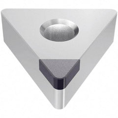 Iscar - TNMA332 T Grade IB55 CBN Turning Insert - Uncoated, 60° Triangle, 3/8" Inscr Circle, 3/16" Thick, 1/32" Corner Radius - Americas Industrial Supply