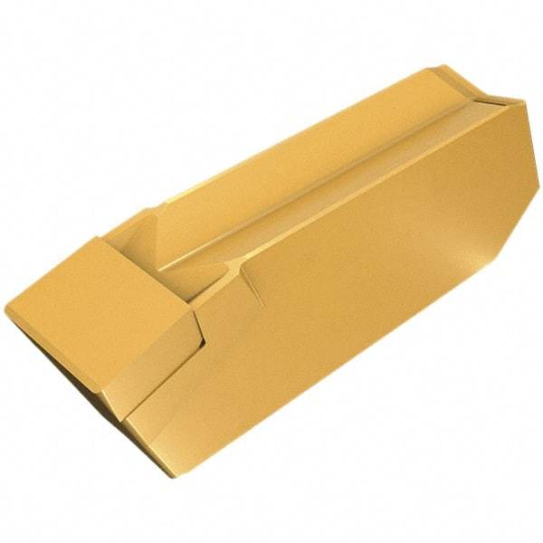 Iscar - 400K020GITM K Grade IB10H, 4mm Cutting Width PCBN Grooving Insert - 0.4mm Max Depth of Cut, Neutral, 0.2mm Corner Radius, Uncoated - Americas Industrial Supply