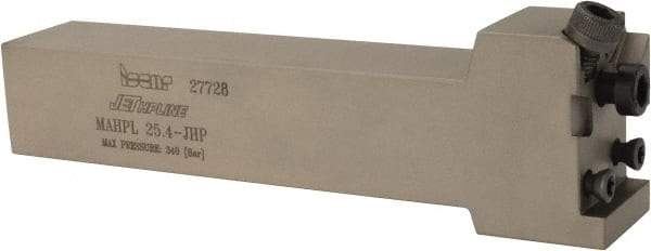 Iscar - MAHP, External, Left Hand, Indexable Grooving Tool Holder - 1" Shank Height, 1" Shank Width, 5-1/2" OAL, Through Coolant - Americas Industrial Supply