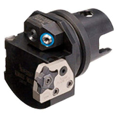 Iscar - 43mm Head Length, Modular Grooving Blade Holder Head - Right Hand Cut, System Size IM40, Through Coolant - Americas Industrial Supply