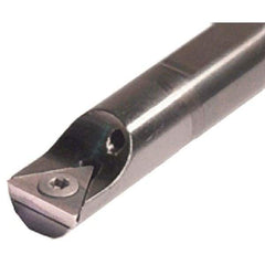 Iscar - 0.689" Min Bore Diam, 8" OAL, 5/8" Shank Diam, E-STFPR Indexable Boring Bar - TP.. 2.. Insert, Screw Holding Method - Americas Industrial Supply