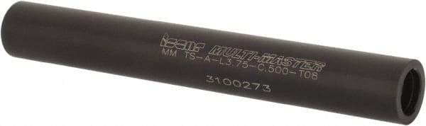 Iscar - Multimaster 1/2" 90° Shank Milling Tip Insert Holder & Shank - 1/2" Neck Diam, T08 Neck Thread, 3-3/4" OAL, Steel MM TS-A Tool Holder - Americas Industrial Supply