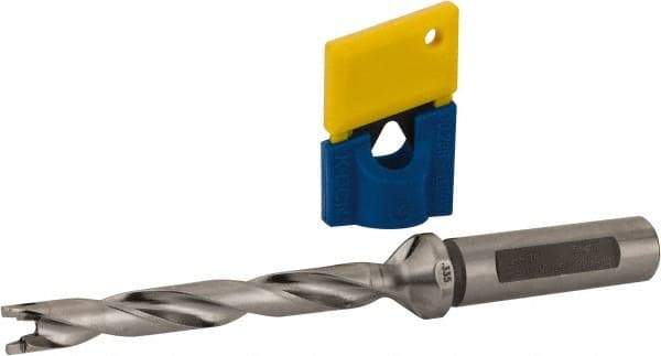 Iscar - 0.335" to 0.351" Diam, 8xD, 2.68" Max Depth, 1/2" Shank Diam, 5.05" OAL, Replaceable-Tip Drill - FCP, ICK, ICK-2M, ICM, ICN, ICP, iCP-2M Insert, 8 Seat Size, 45390168 Toolholder, Series SumoCham - Americas Industrial Supply