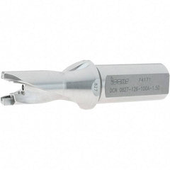 Iscar - 0.827" to 0.862" Diam, 1.5xD, 1.26" Max Depth, 1" Shank Diam, 4-3/4" OAL, Replaceable-Tip Drill - FCP, ICK, ICK-2M, ICM, ICN, ICP, iCP-2M Insert, 21 Seat Size, 45391356 Toolholder, Series SumoCham - Americas Industrial Supply
