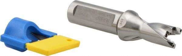 Iscar - 0.669" to 0.705" Diam, 1.5xD, 1" Max Depth, 3/4" Shank Diam, 4.03" OAL, Replaceable-Tip Drill - FCP, ICK, ICK-2M, ICM, ICN, ICP, iCP-2M Insert, 17 Seat Size, 45391554 Toolholder, Series SumoCham - Americas Industrial Supply